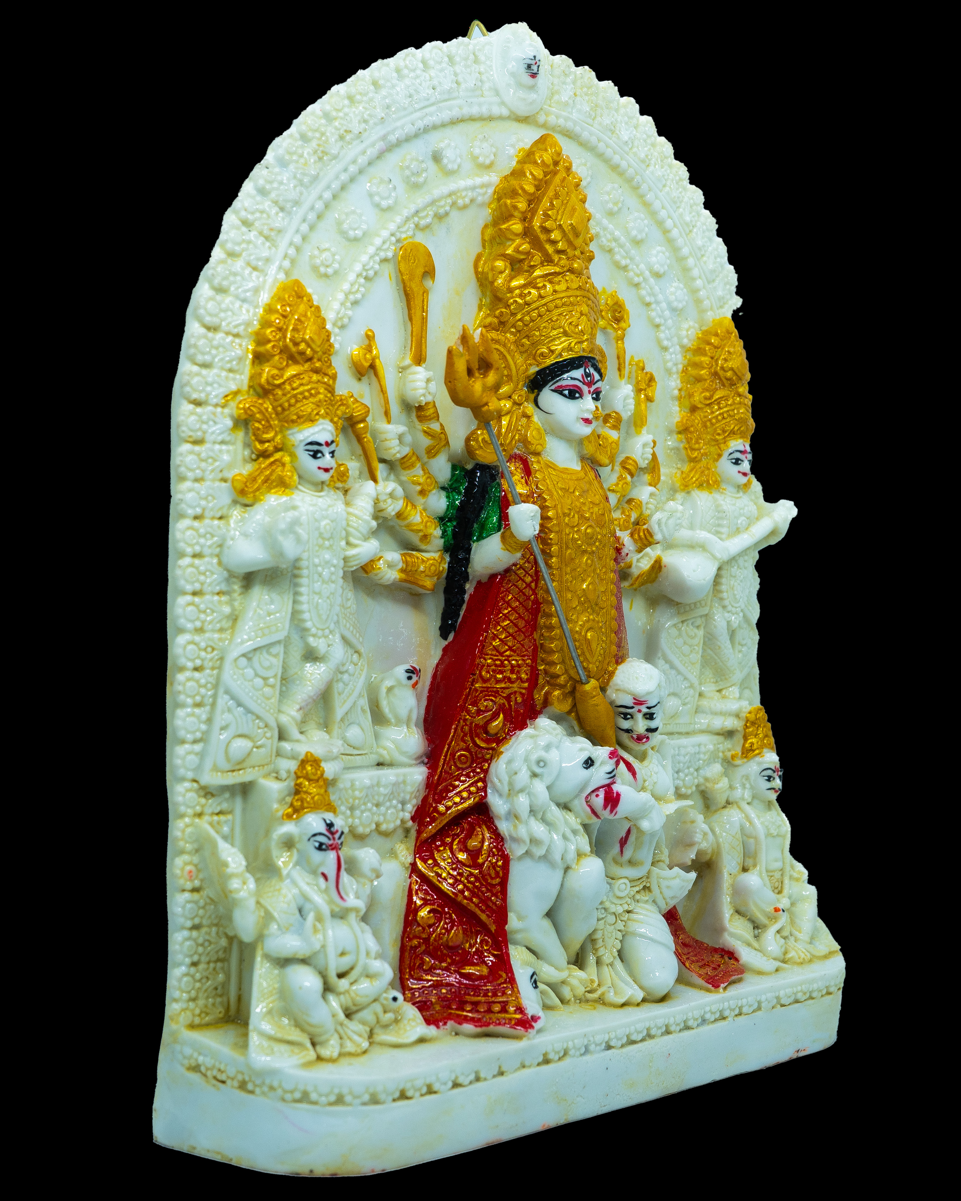 family durga statue