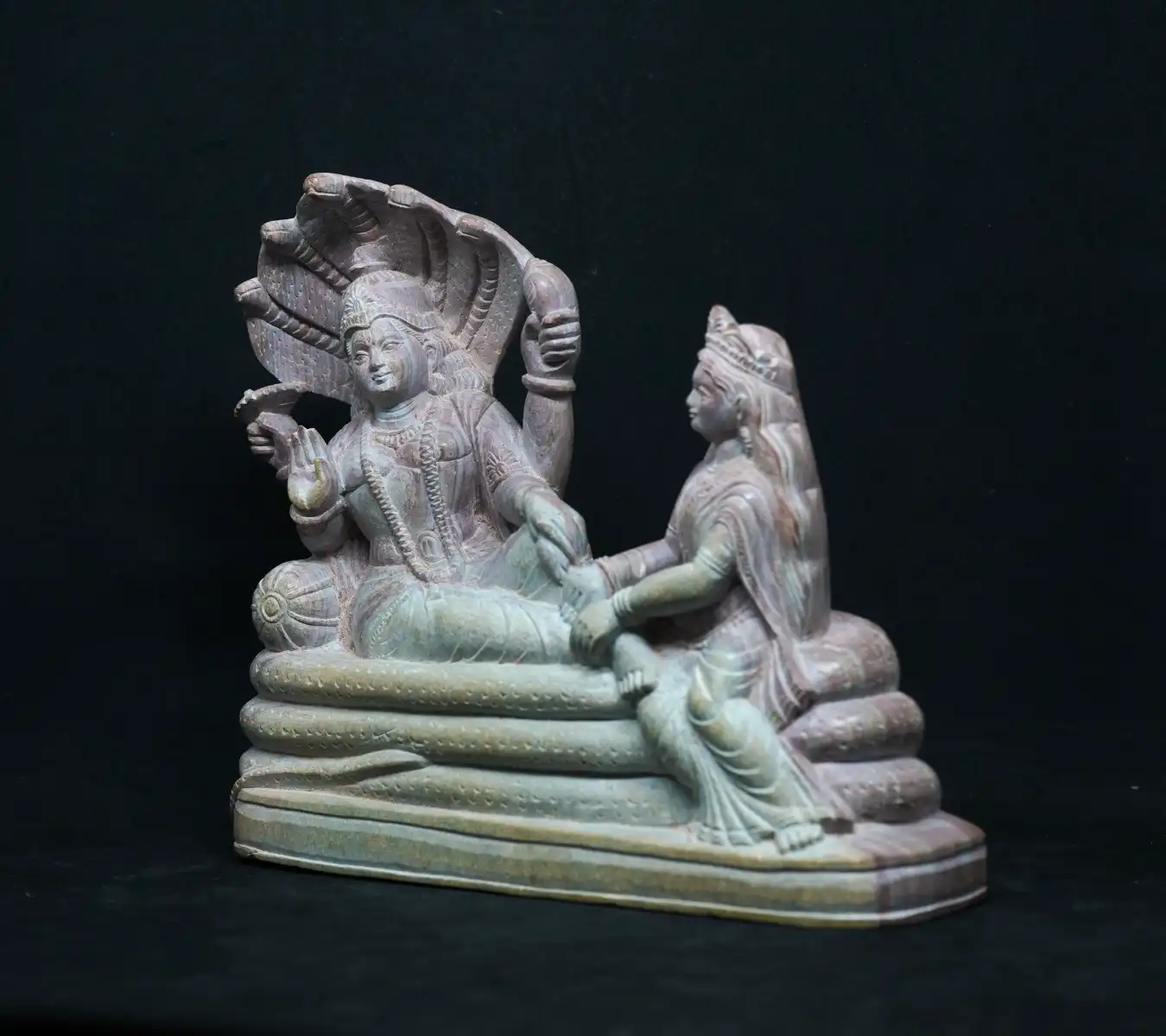 indian stone statue monolithic