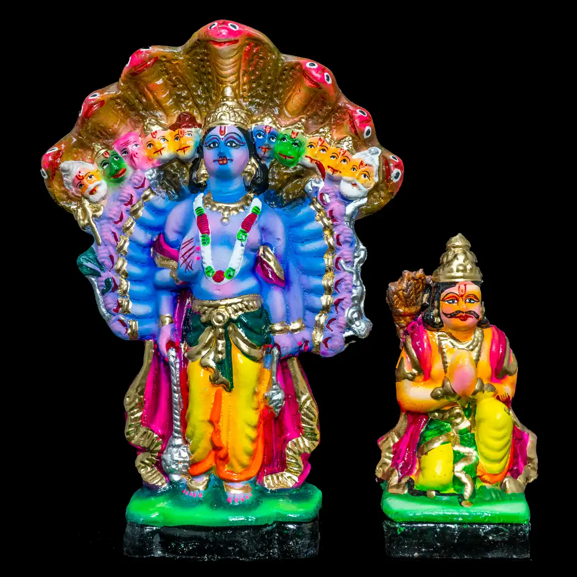 2 Divine Vishnu Bhagwan ji ki murti MollisArts