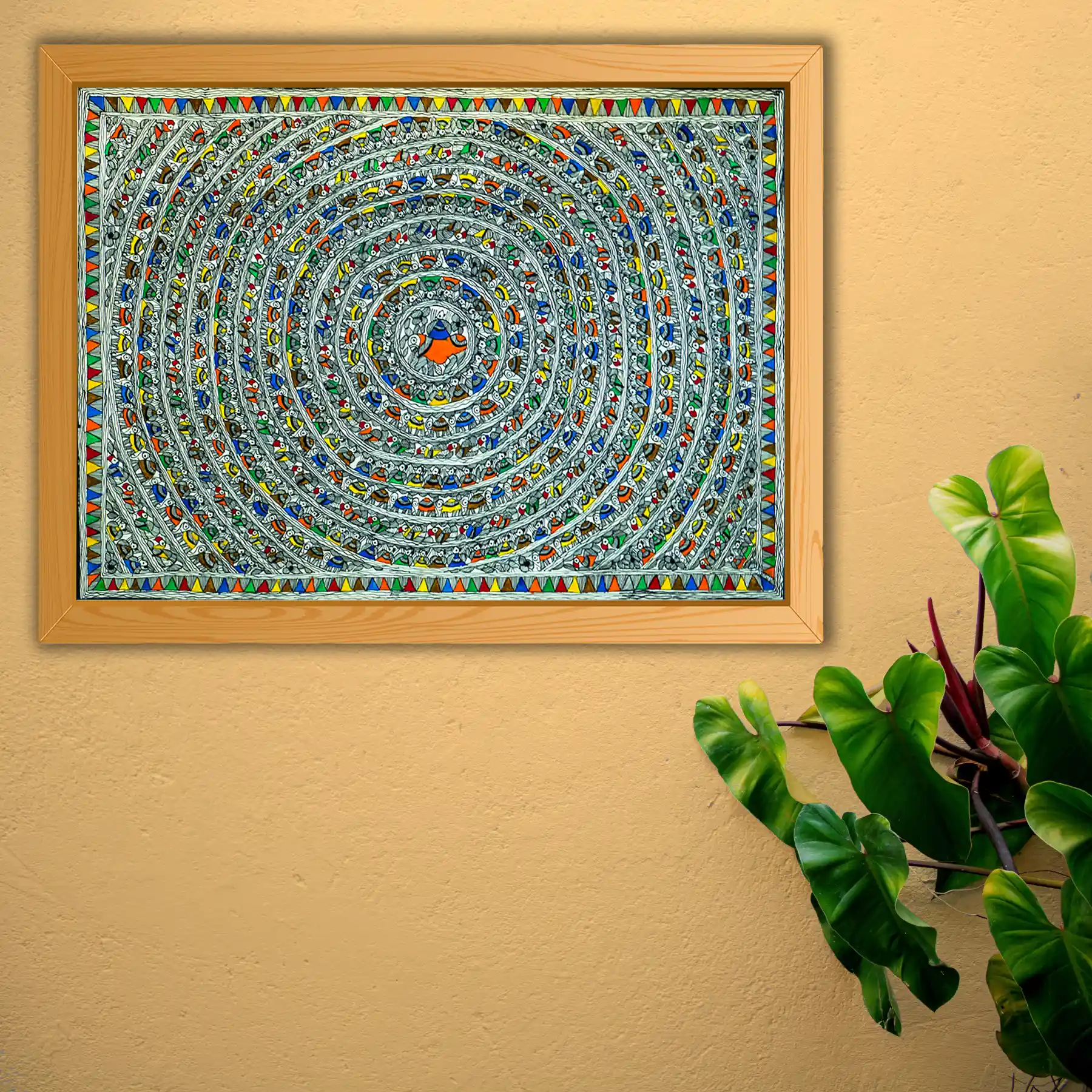 ORIGINAL HAND PAINTED INDIAN PAINTING