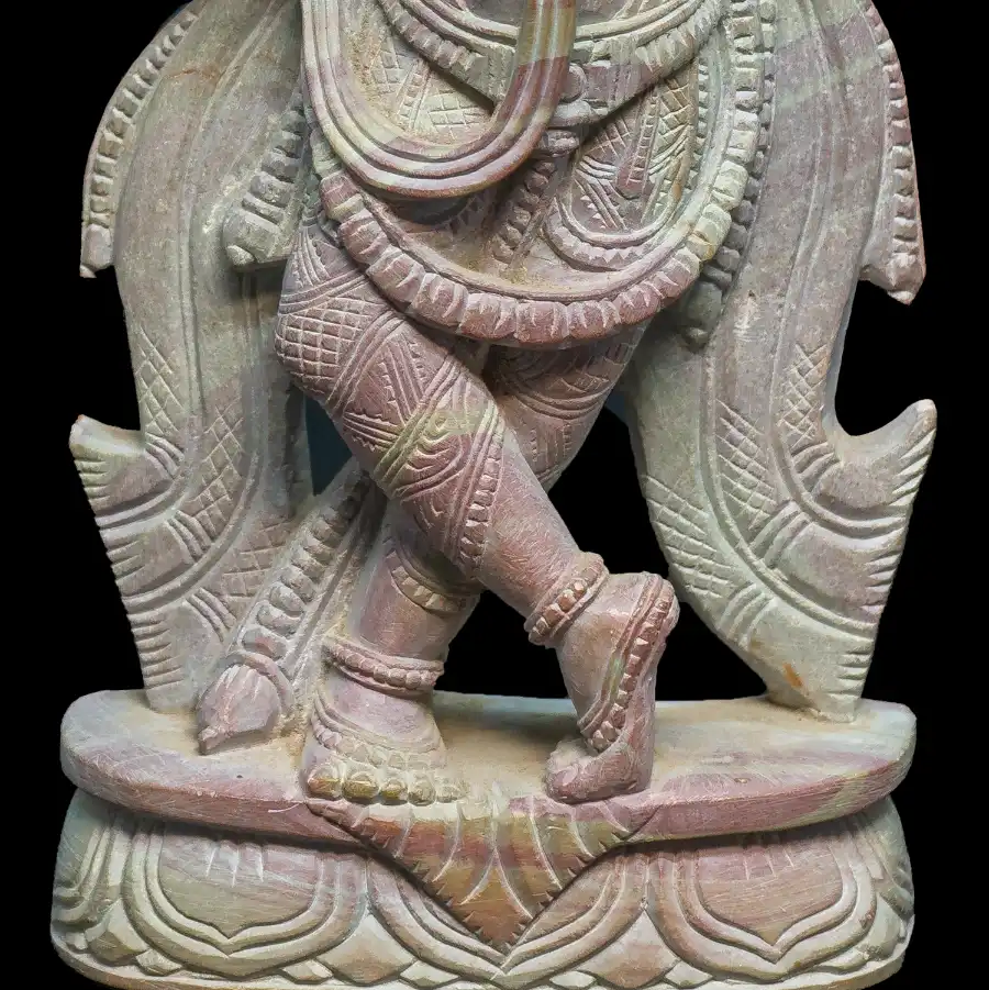 SCULPTURE Hindu Goddess Lime Stone