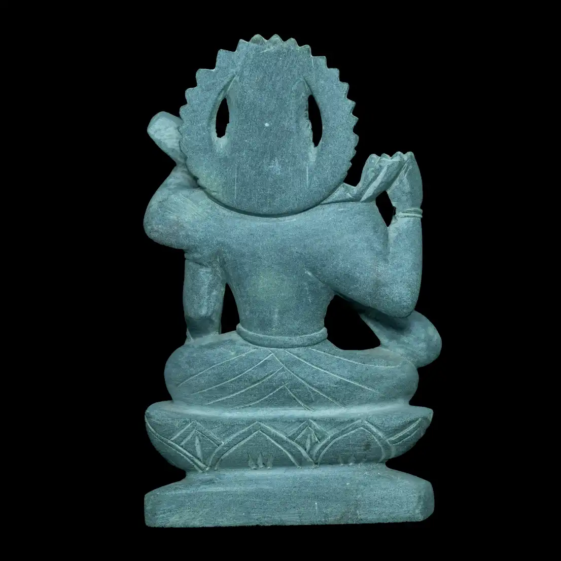 Sarasvati murthi black stone