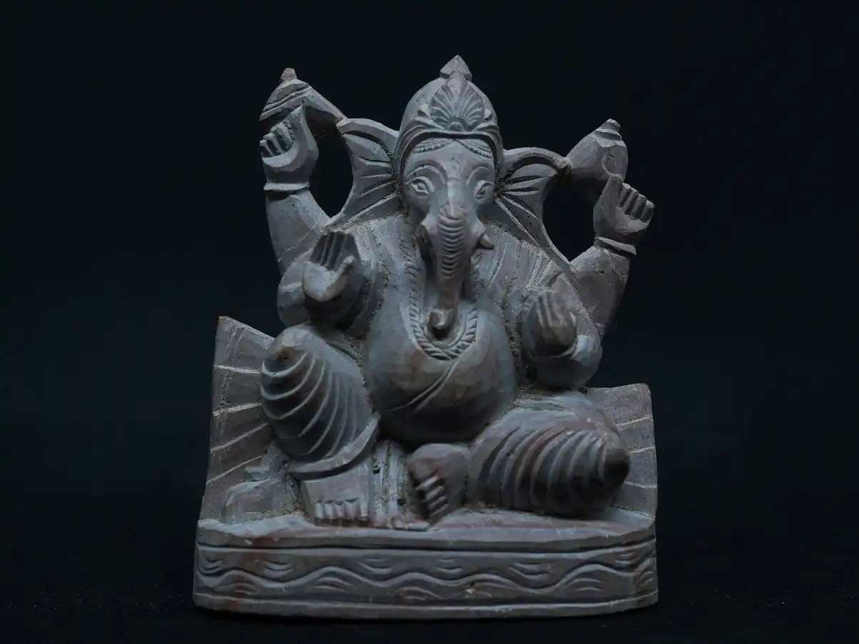 ganapati stone idol