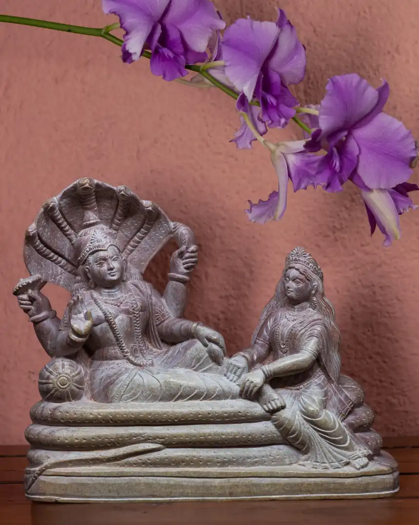 hindu god stone statue