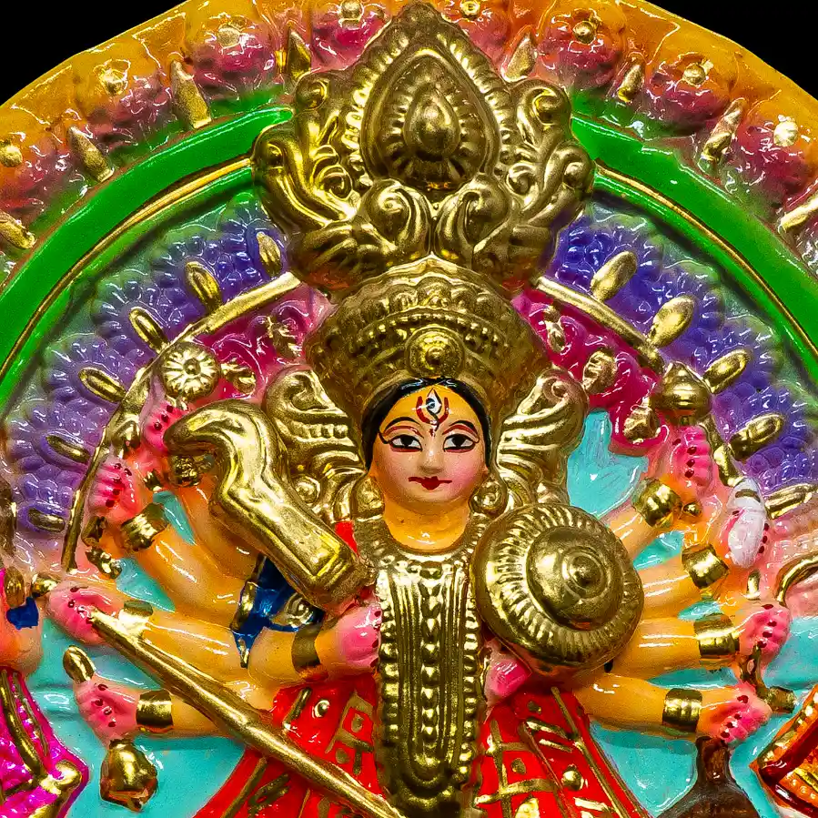 hindu  goddess  maa  durga  statue  idol  figurine