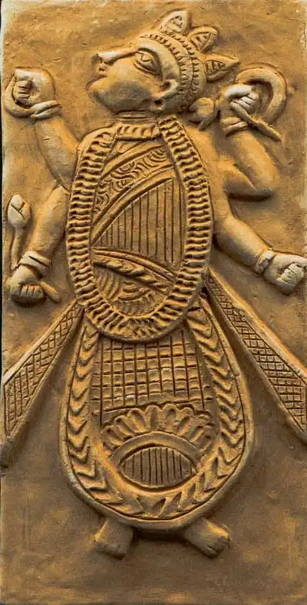 vishnu das avatar wall art terracotta tiles 004
