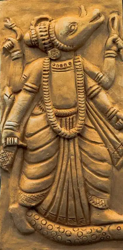 vishnu das avatar wall art terracotta tiles 005